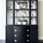 Creating A Stylish Look With A Black Hutch With Glass Doors