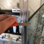 How To Replace Glass Shower Door Bottom Seal Strip