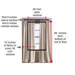 What Size Curtains Do I Need For Sliding Glass Door
