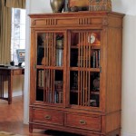 Wood Bookcase With Glass Doors: A Timeless Design For Every Home